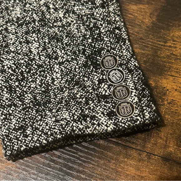 Talbots Tweed Fringe Hem Blazer - Picture 7 of 9